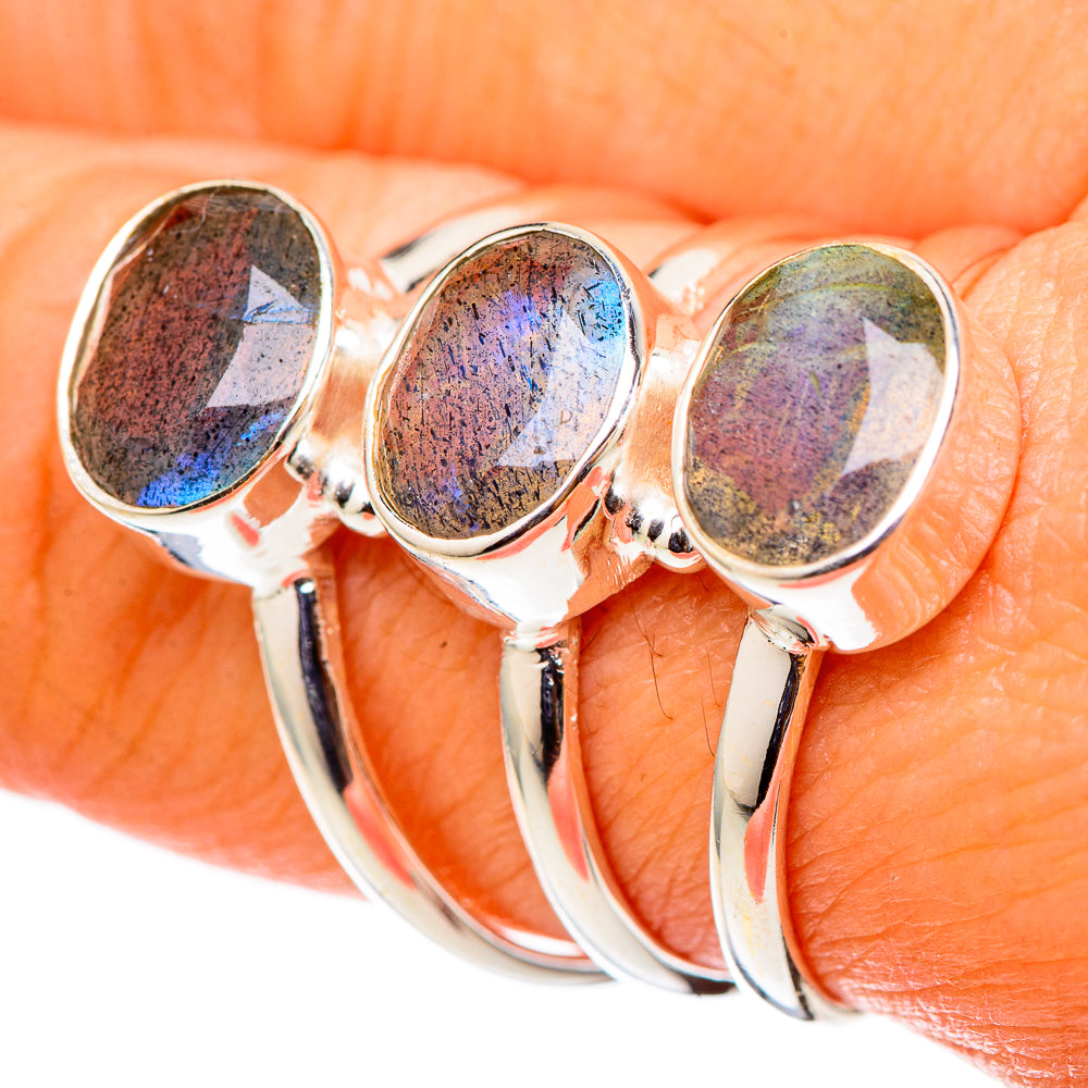 Labradorite Rings handcrafted by Anasilvercos - RING101533