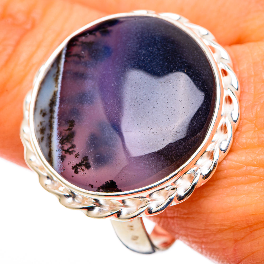 Dendritic Opal Rings handcrafted by Anasilvercos - RING101542