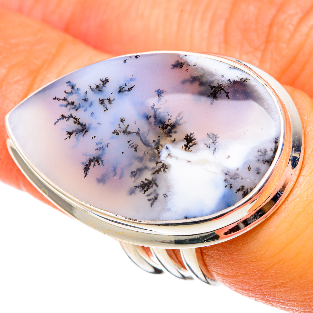 Dendritic Opal Rings handcrafted by Anasilvercos - RING101543