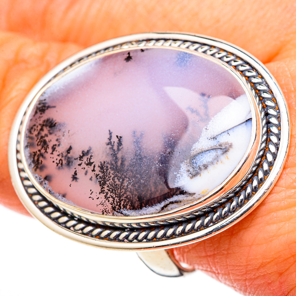 Dendritic Opal Rings handcrafted by Anasilvercos - RING101544