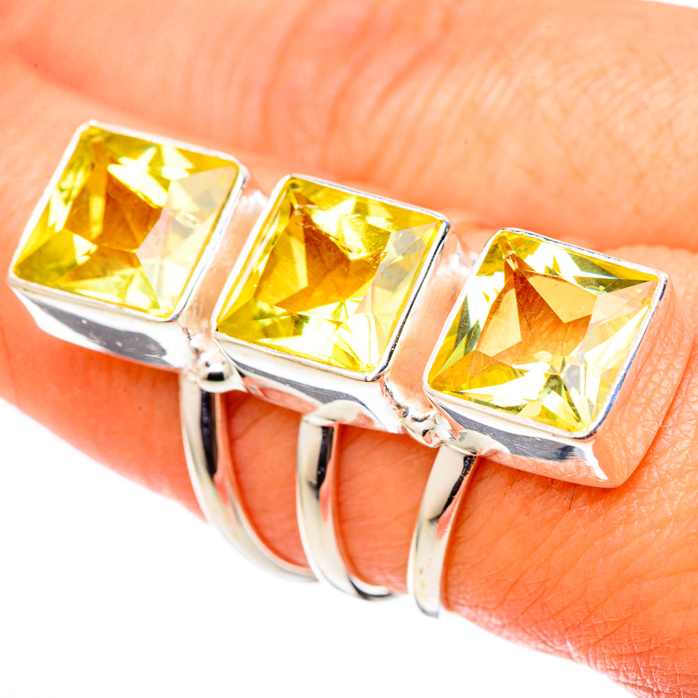 Citrine Rings handcrafted by Anasilvercos - RING101548