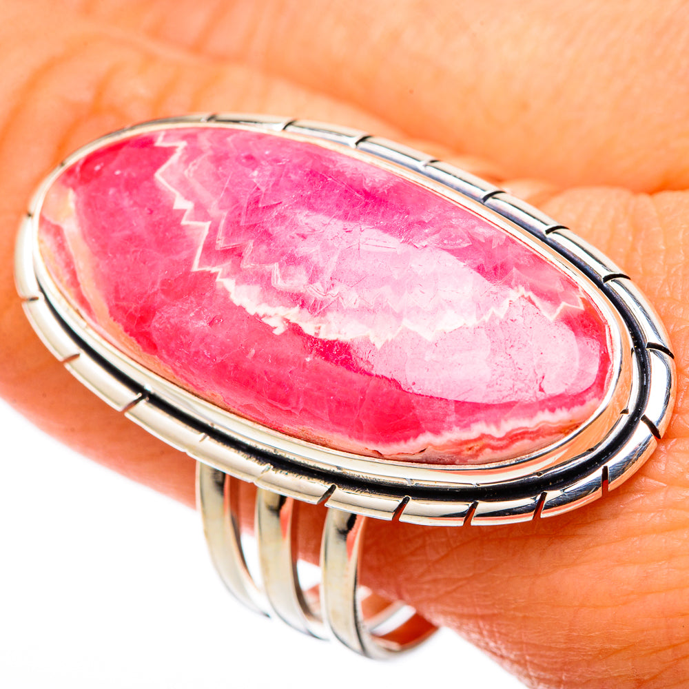 Rhodochrosite Rings handcrafted by Anasilvercos - RING101554