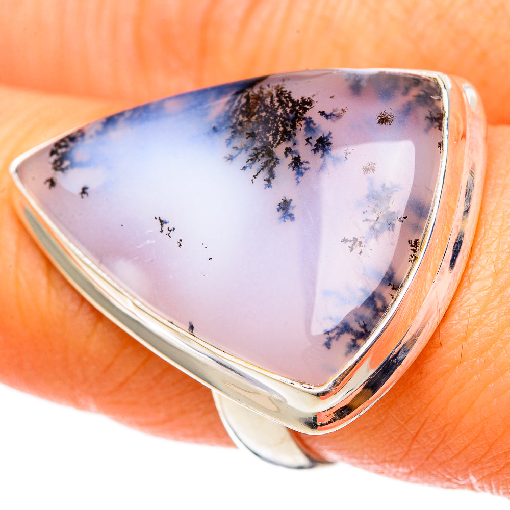 Dendritic Opal Rings handcrafted by Anasilvercos - RING101563