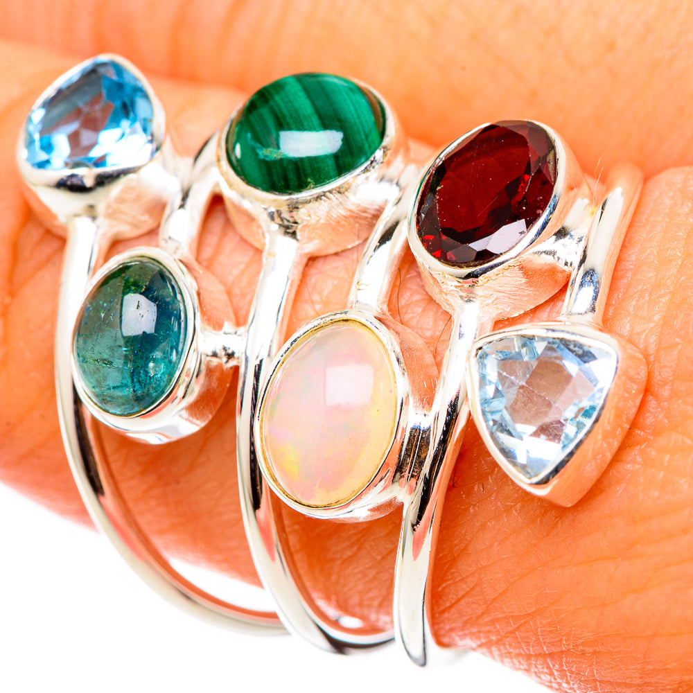 Malachite Rings handcrafted by Anasilvercos - RING101565