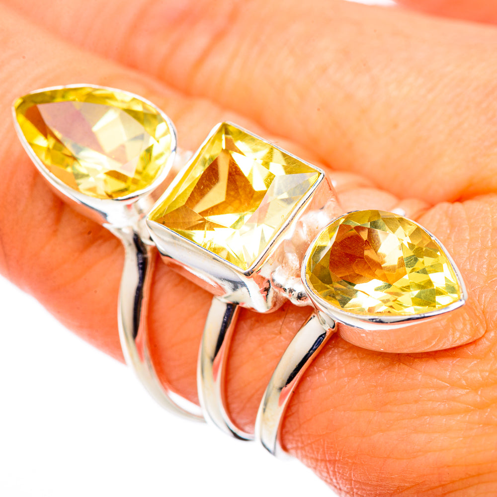 Citrine Rings handcrafted by Anasilvercos - RING101567