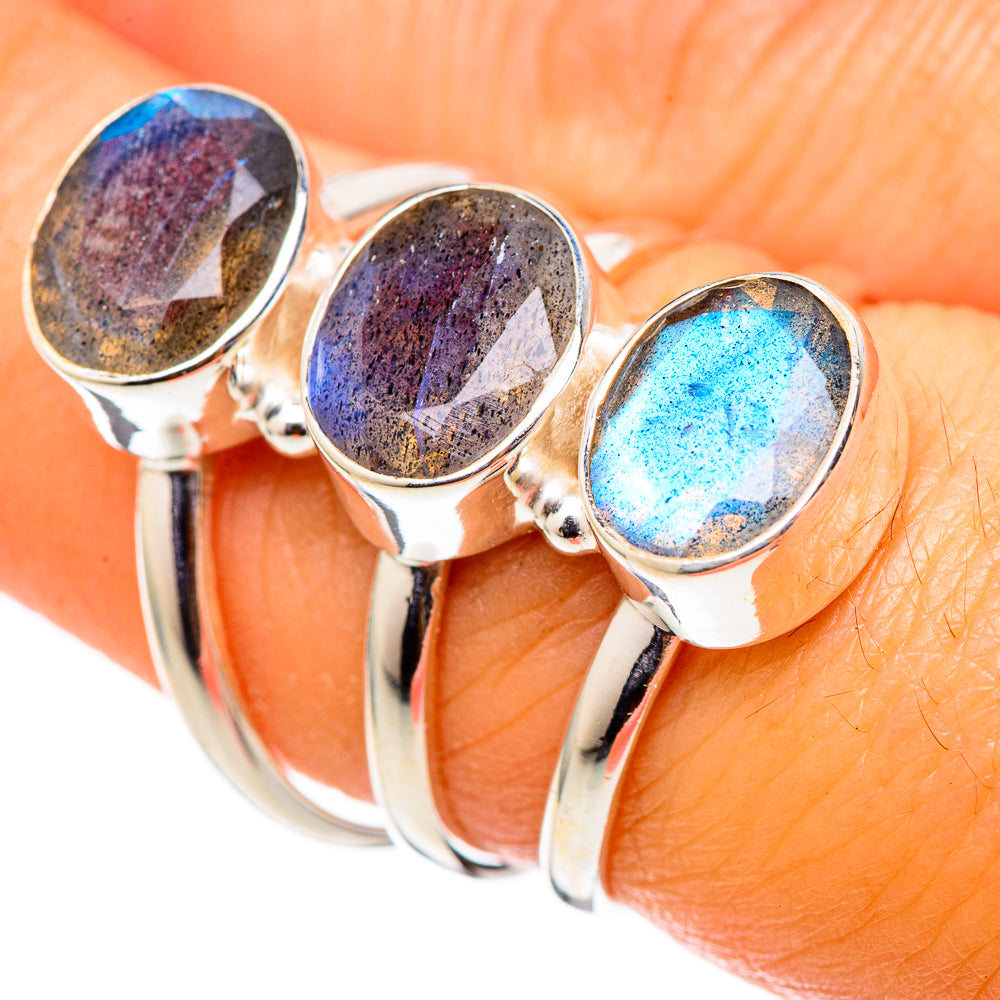 Labradorite Rings handcrafted by Anasilvercos - RING101571