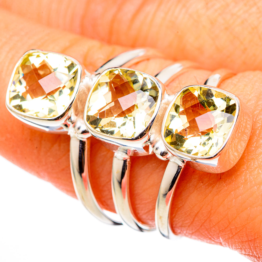 Citrine Rings handcrafted by Anasilvercos - RING101572