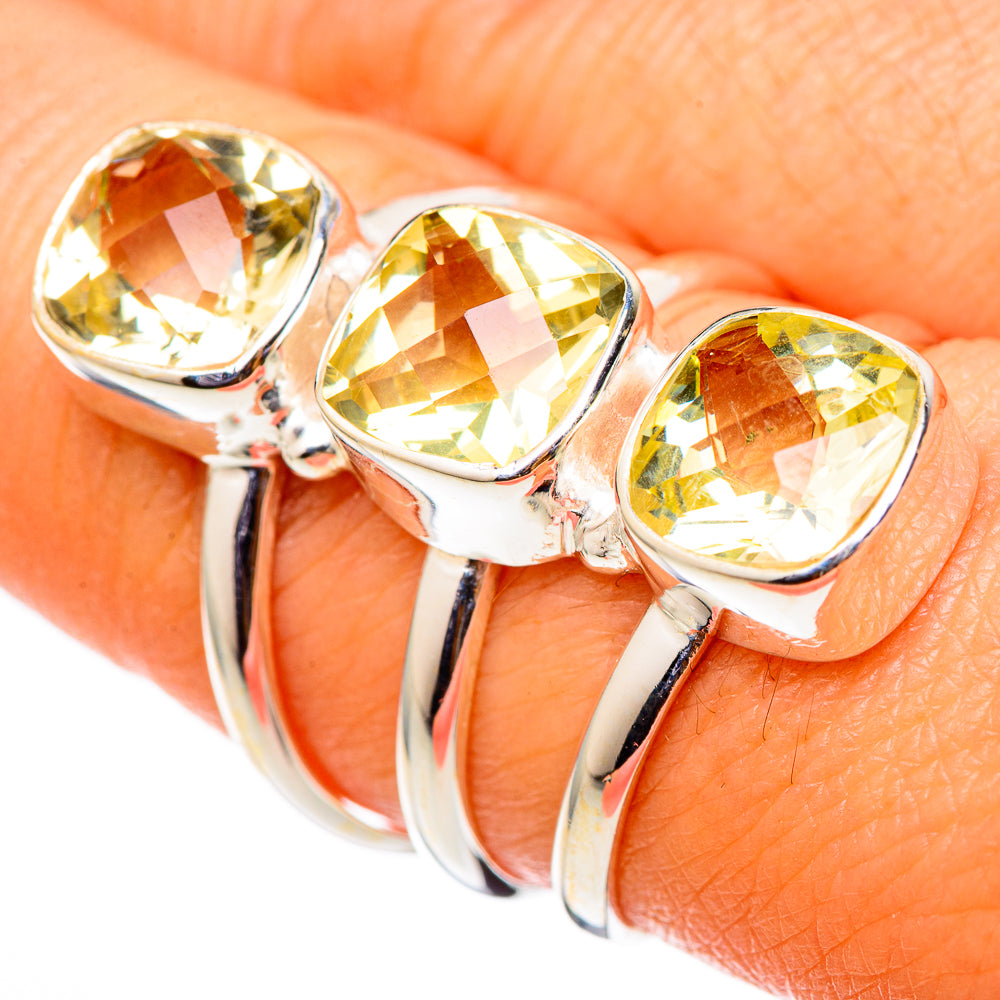 Citrine Rings handcrafted by Anasilvercos - RING101585