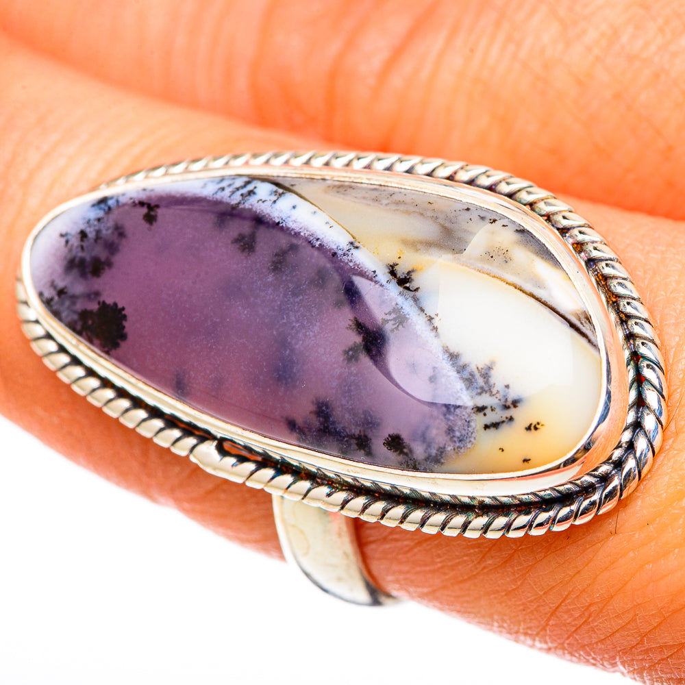 Dendritic Opal Rings handcrafted by Anasilvercos - RING101602