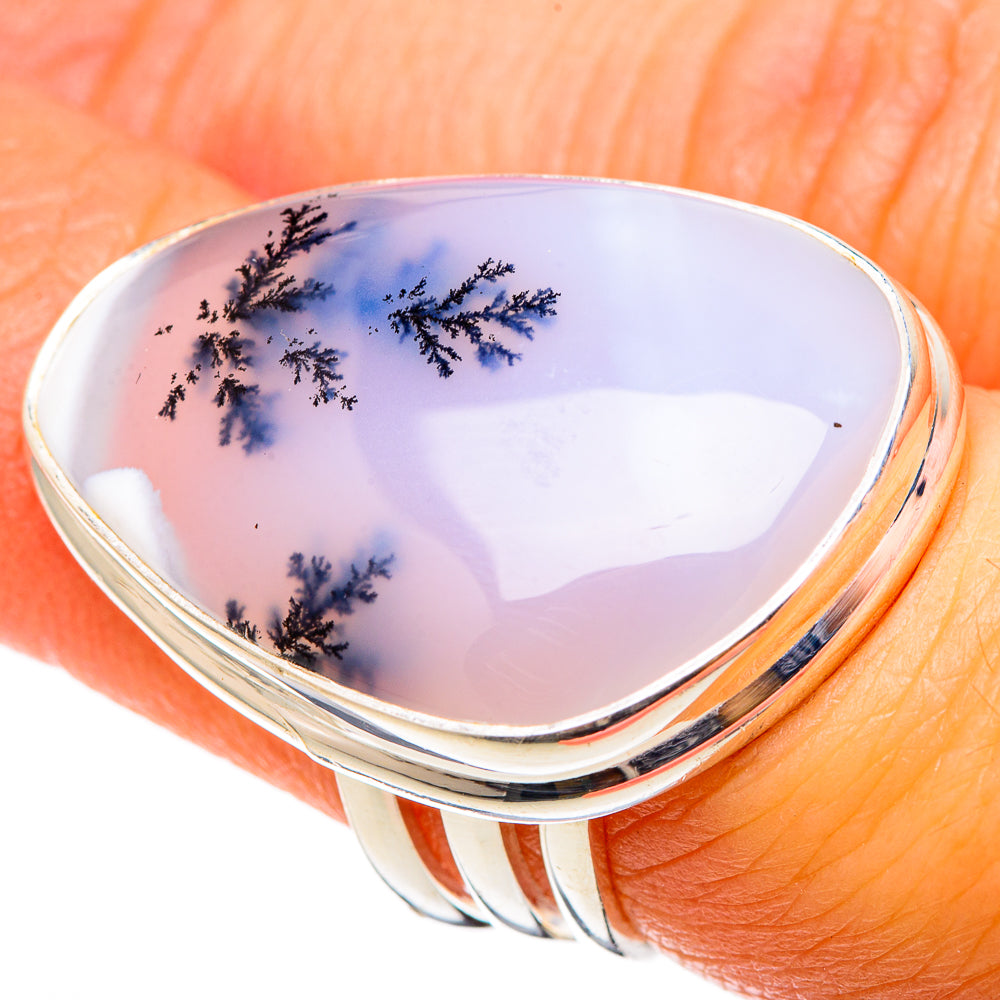 Dendritic Opal Rings handcrafted by Anasilvercos - RING101615