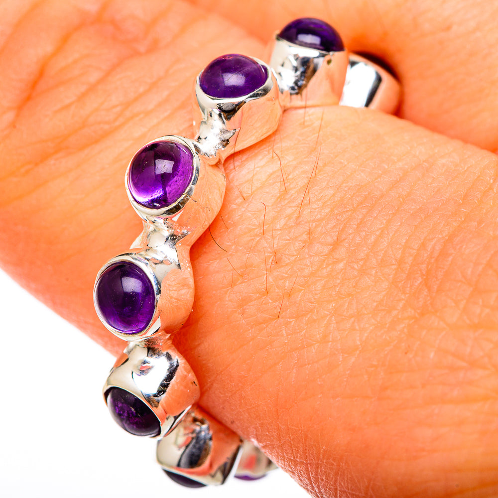 Amethyst Rings handcrafted by Anasilvercos - RING101644