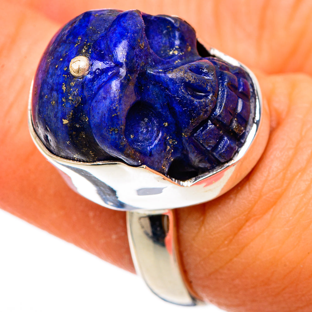 Lapis Lazuli Rings handcrafted by Anasilvercos - RING101685