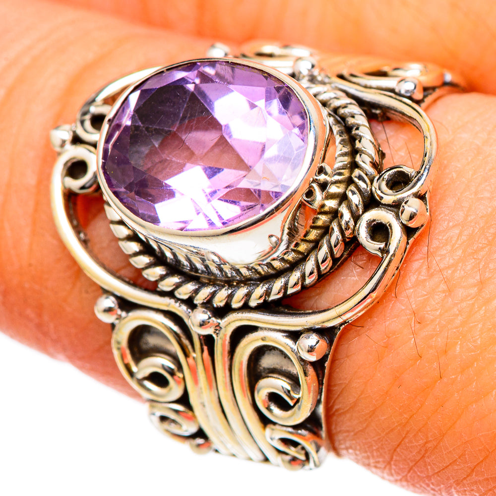 Amethyst Rings handcrafted by Anasilvercos - RING101697