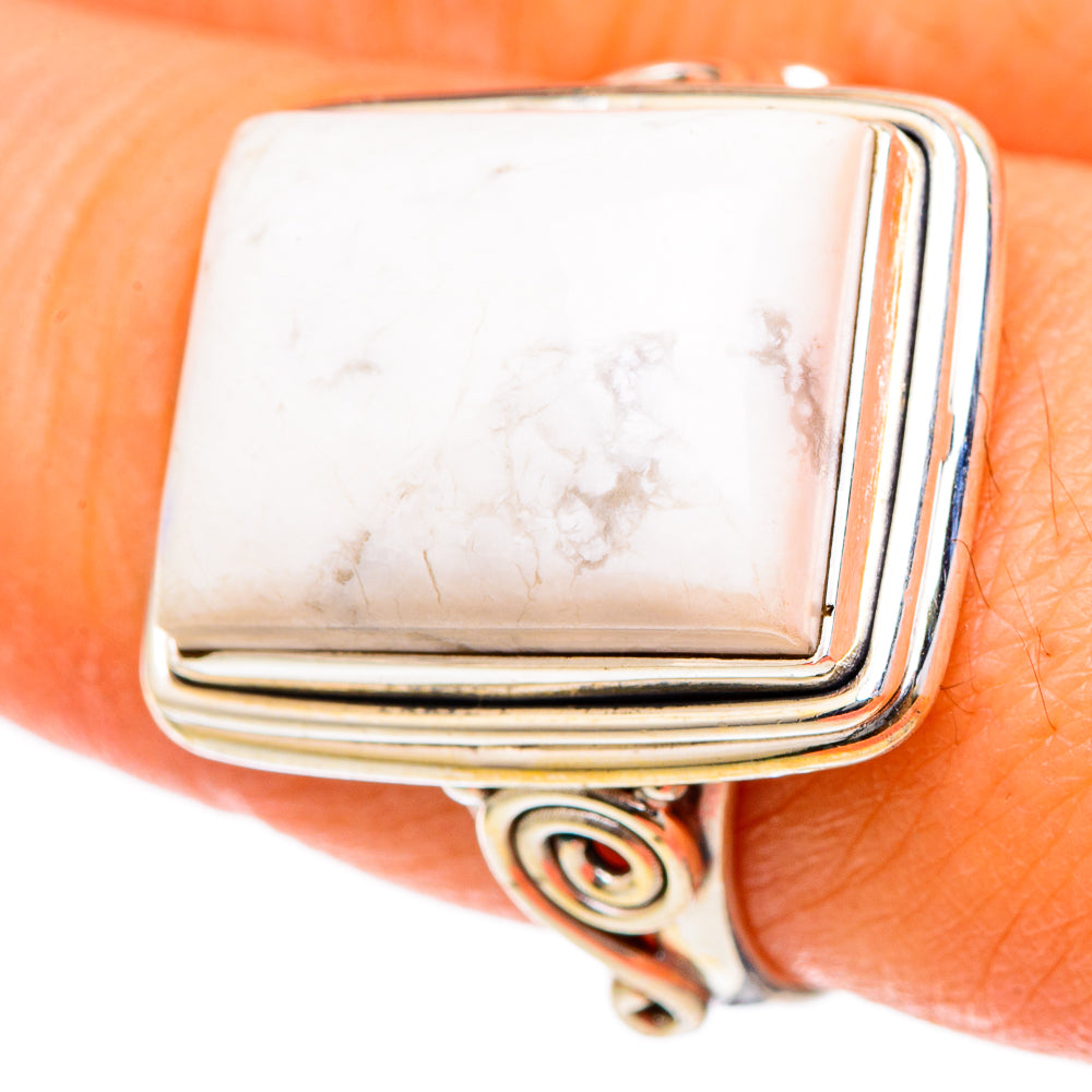 Howlite Rings handcrafted by Anasilvercos - RING101700