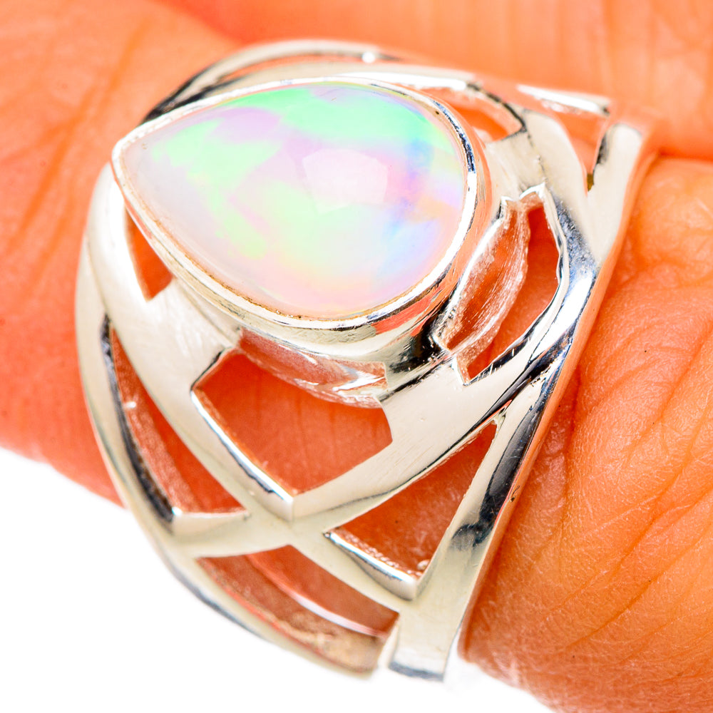 Ethiopian Opal Rings handcrafted by Anasilvercos - RING101704
