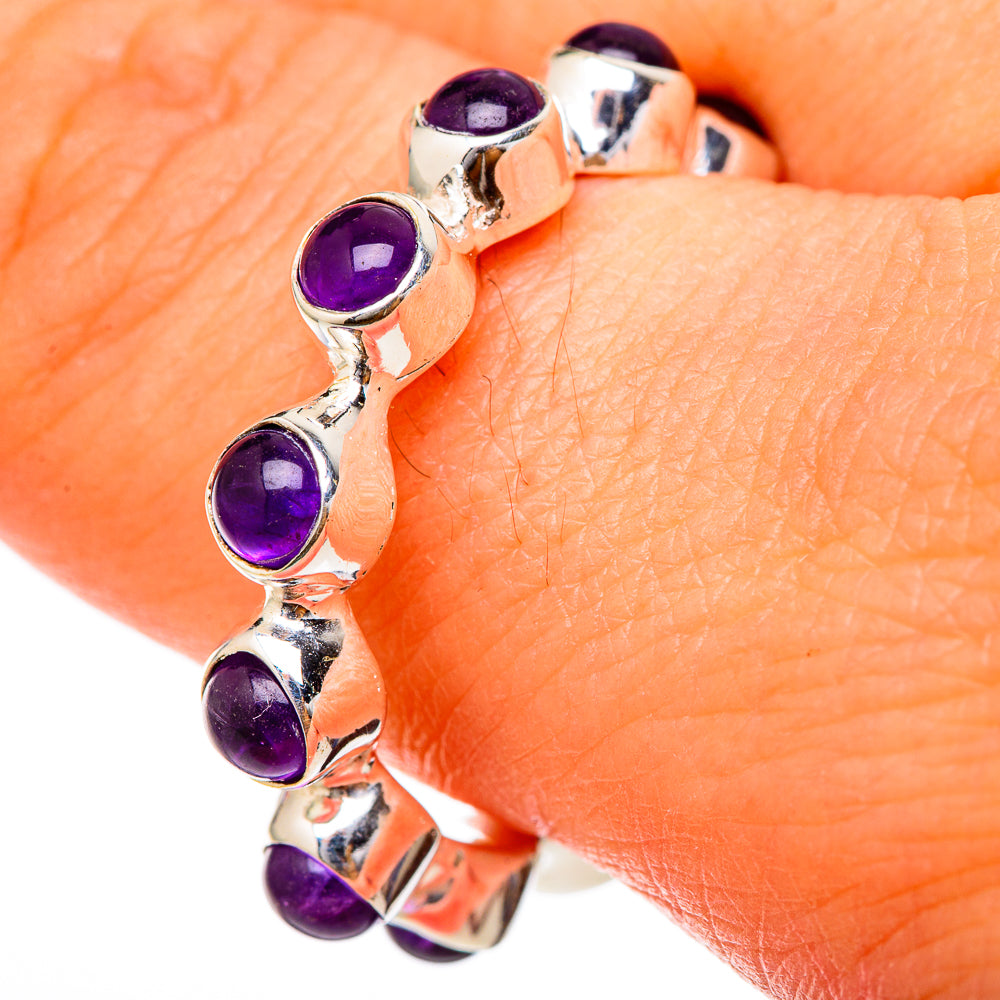 Amethyst Rings handcrafted by Anasilvercos - RING101718