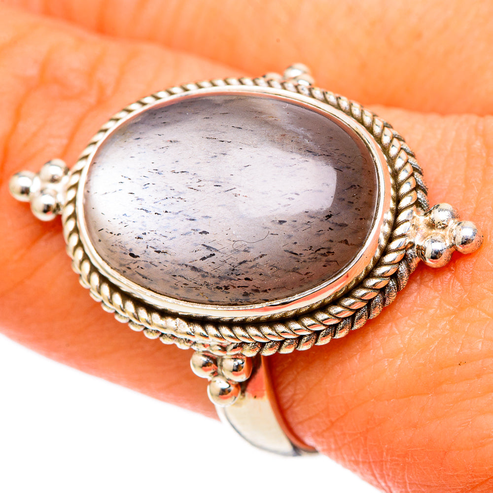 Gold Sheen Obsidian Rings handcrafted by Anasilvercos - RING101723