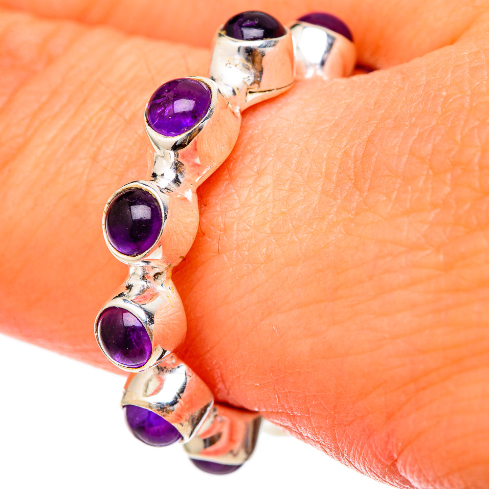Amethyst Rings handcrafted by Anasilvercos - RING101736