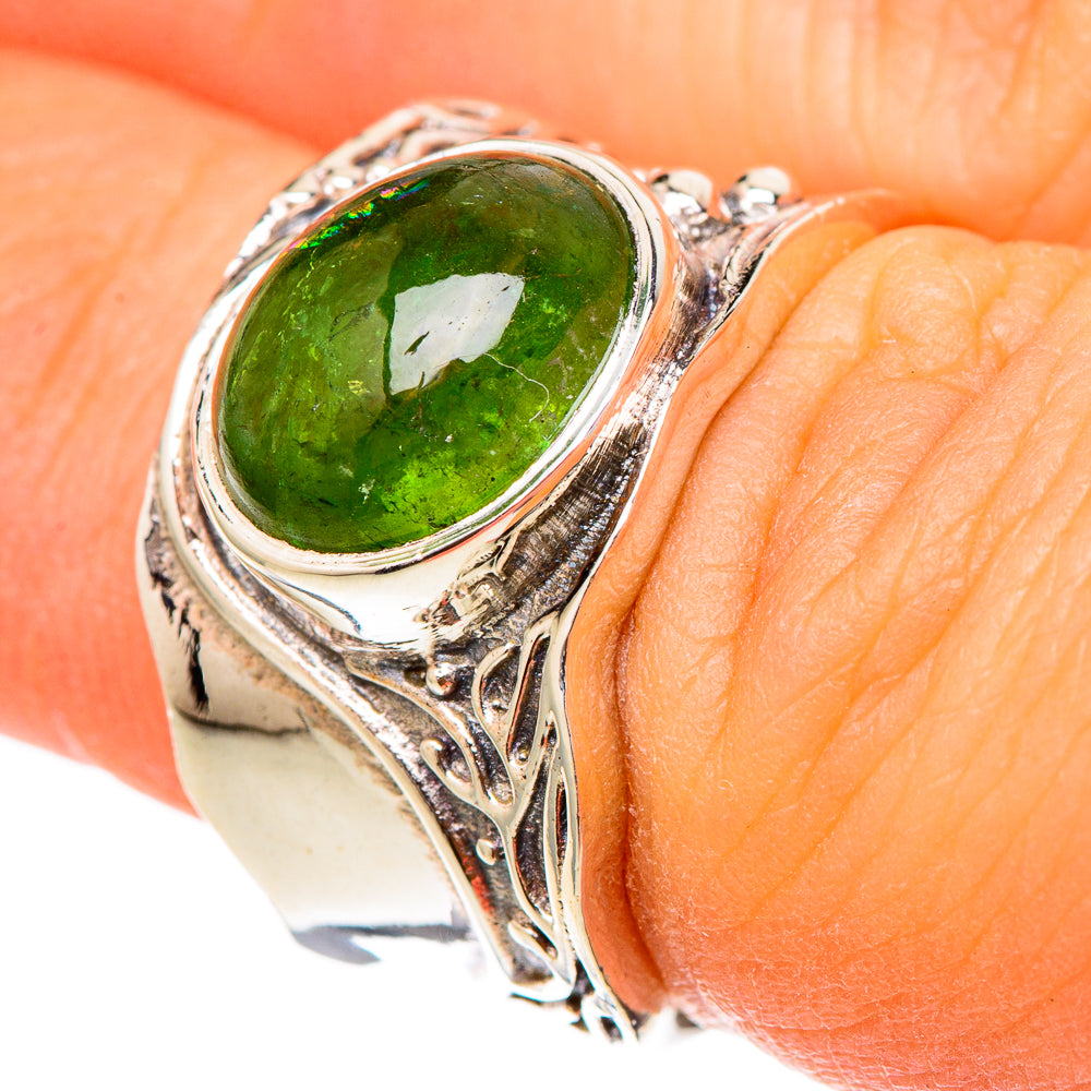 Peridot Rings handcrafted by Anasilvercos - RING101744
