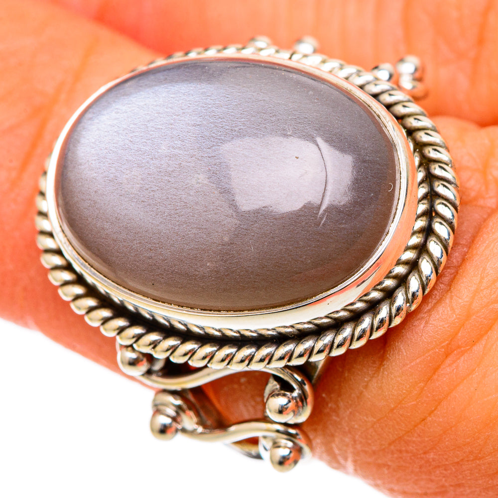 Gold Sheen Obsidian Rings handcrafted by Anasilvercos - RING101752