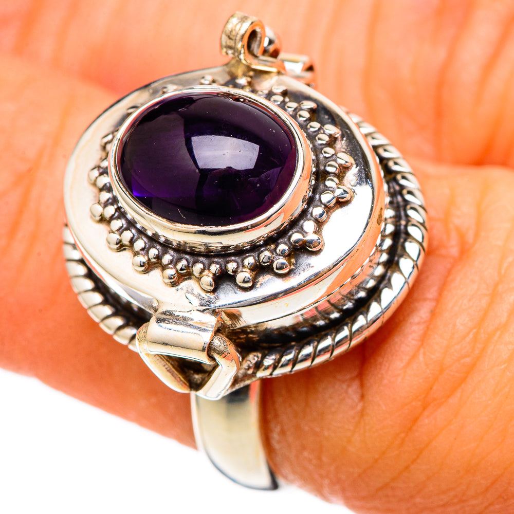 Amethyst Rings handcrafted by Anasilvercos - RING101755