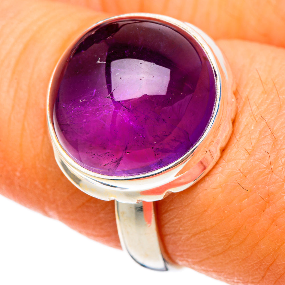 Amethyst Rings handcrafted by Anasilvercos - RING101775
