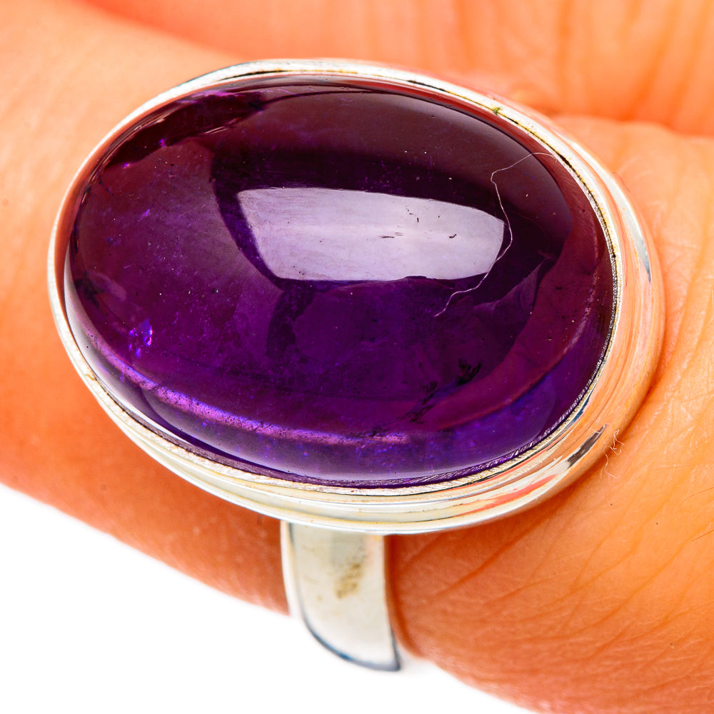 Amethyst Rings handcrafted by Anasilvercos - RING101787