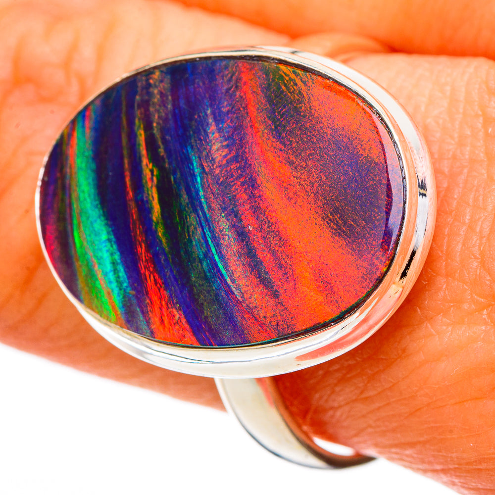 Aura Opal Rings handcrafted by Anasilvercos - RING101795