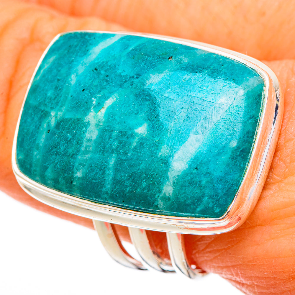 Amazonite Rings handcrafted by Anasilvercos - RING101807