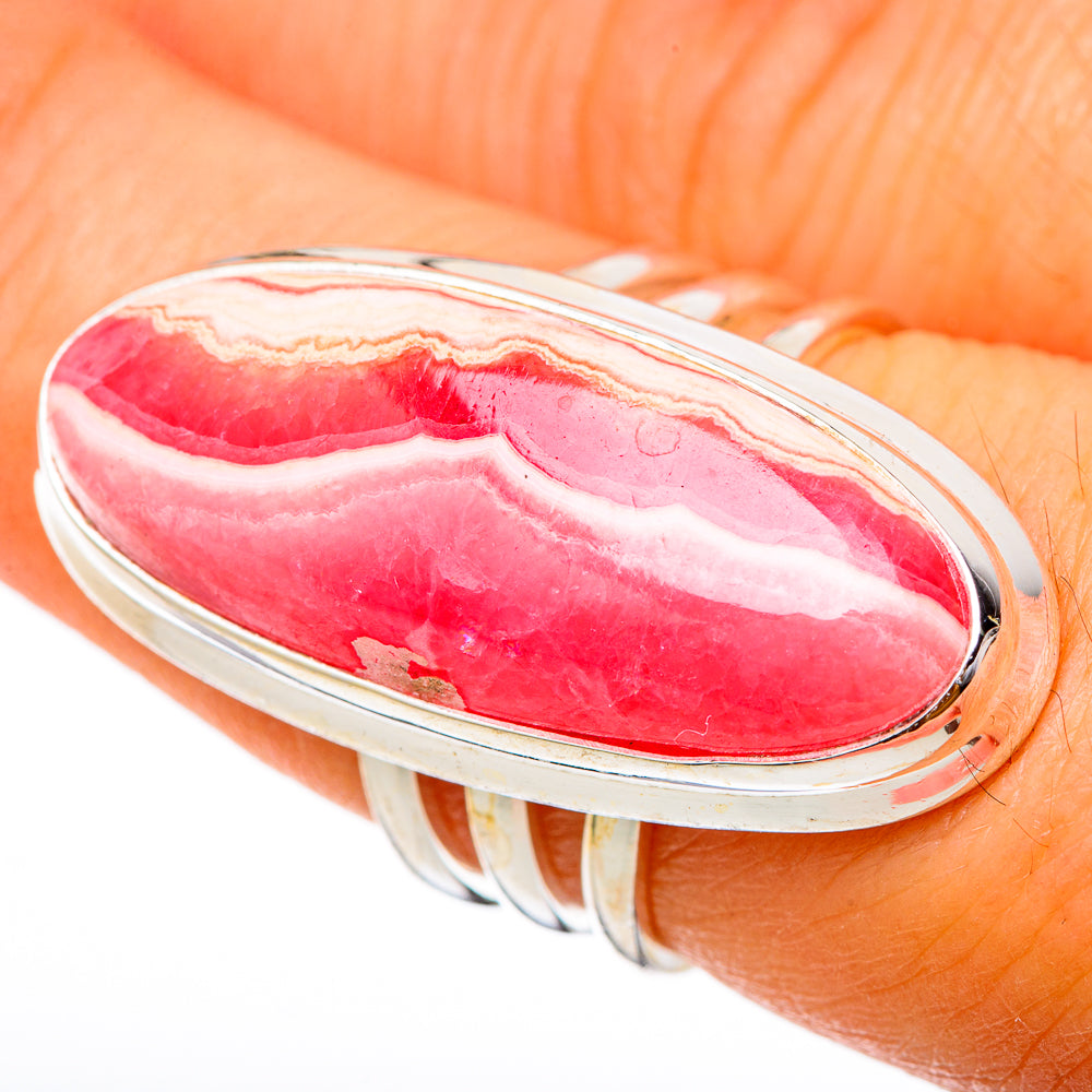 Rhodochrosite Rings handcrafted by Anasilvercos - RING101818