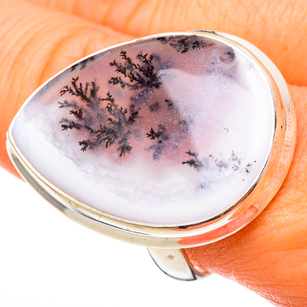 Dendritic Opal Rings handcrafted by Anasilvercos - RING101833