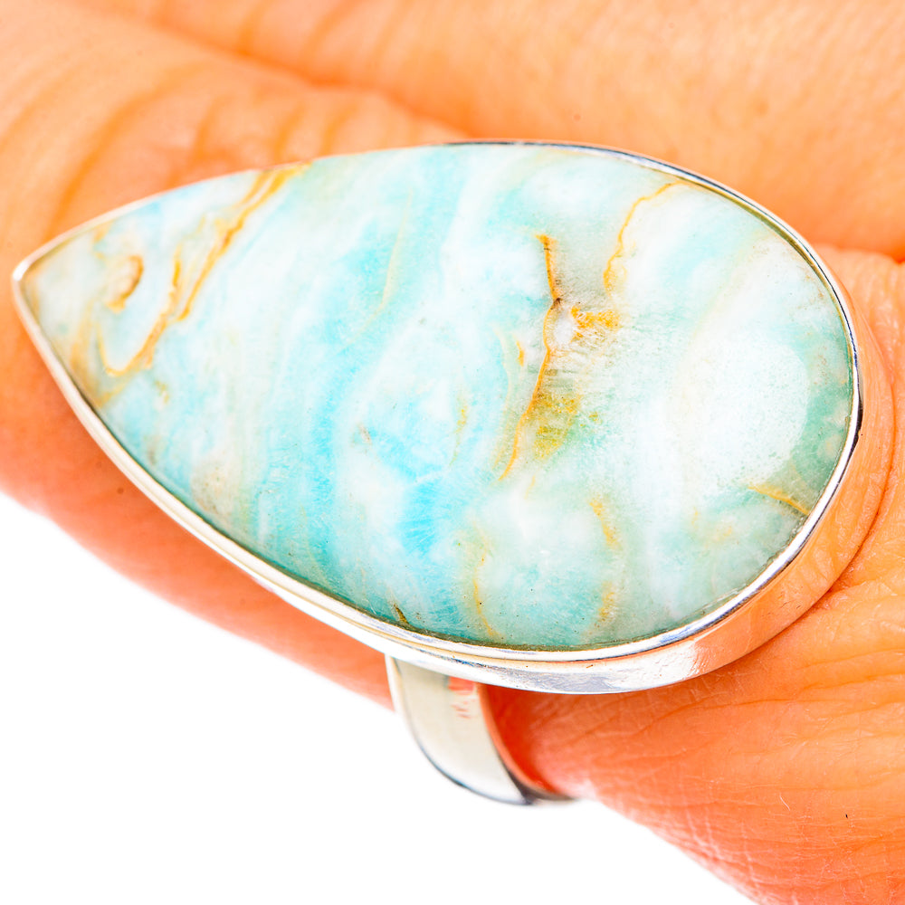 Larimar Rings handcrafted by Anasilvercos - RING101846