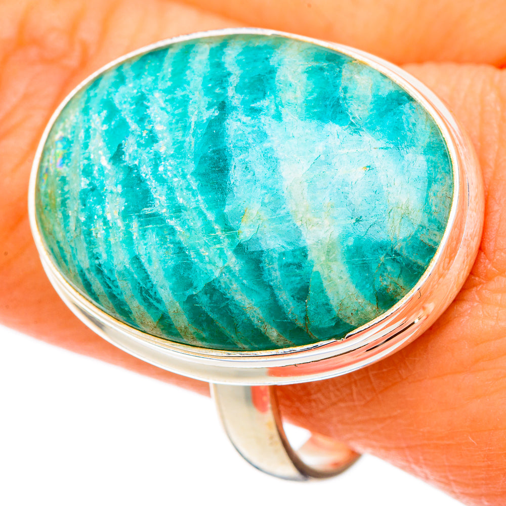 Amazonite Rings handcrafted by Anasilvercos - RING101847