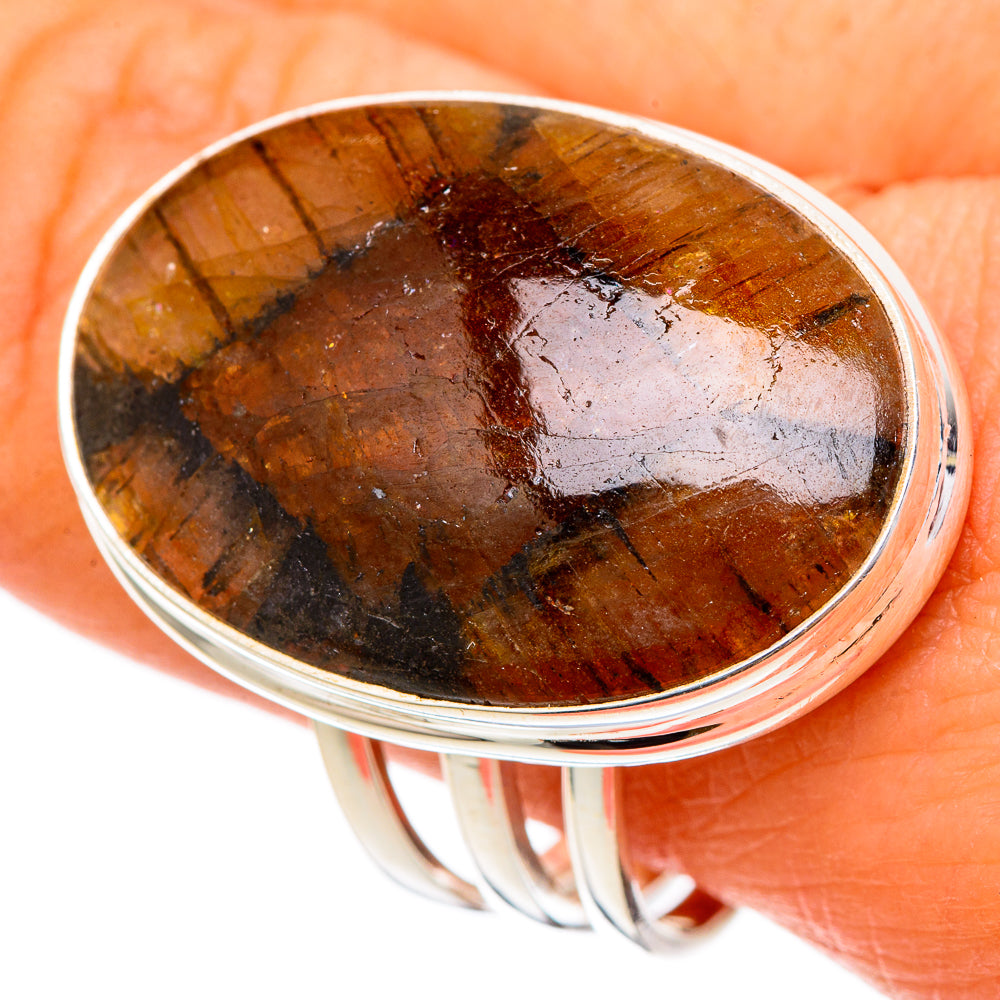 Chiastolite Rings handcrafted by Anasilvercos - RING101854