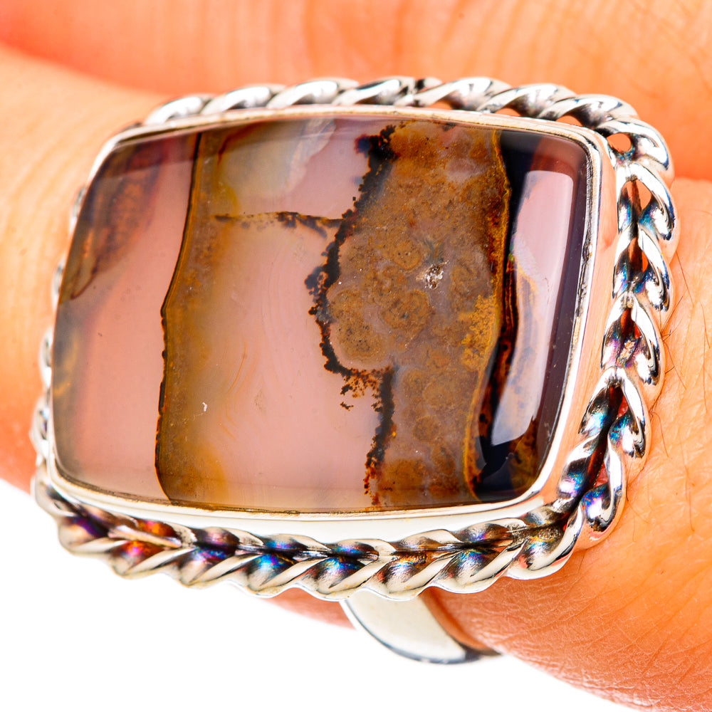 Montana Agate Rings handcrafted by Anasilvercos - RING101855