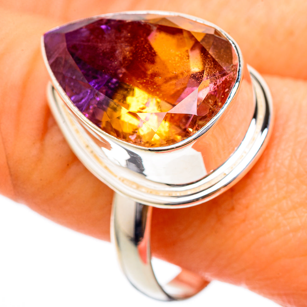 Citrine Rings handcrafted by Anasilvercos - RING101869