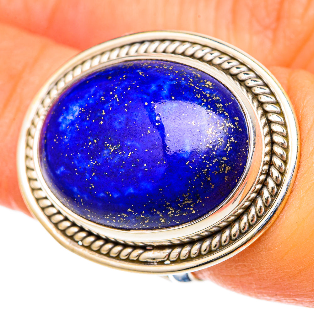 Lapis Lazuli Rings handcrafted by Anasilvercos - RING101875