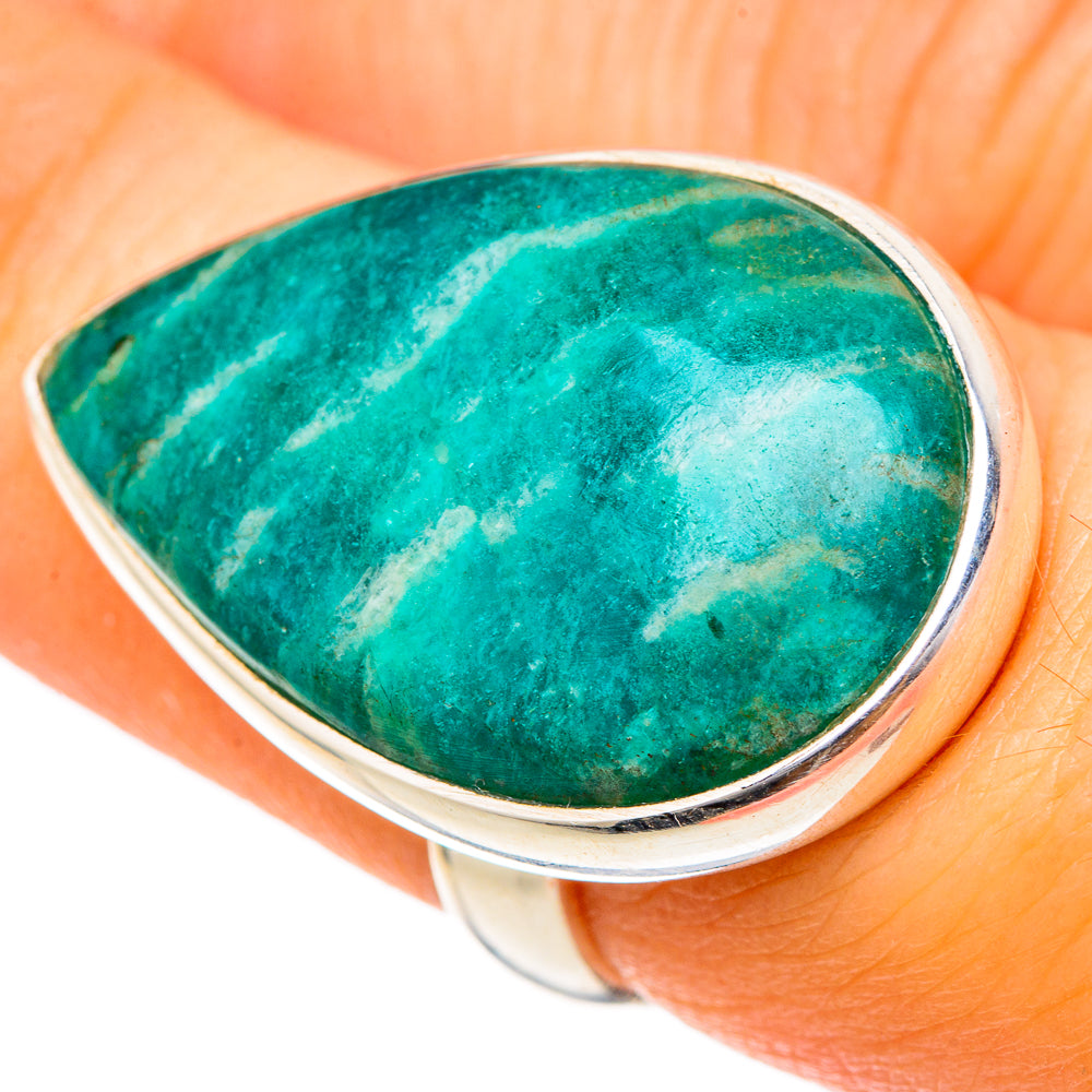 Amazonite Rings handcrafted by Anasilvercos - RING101879