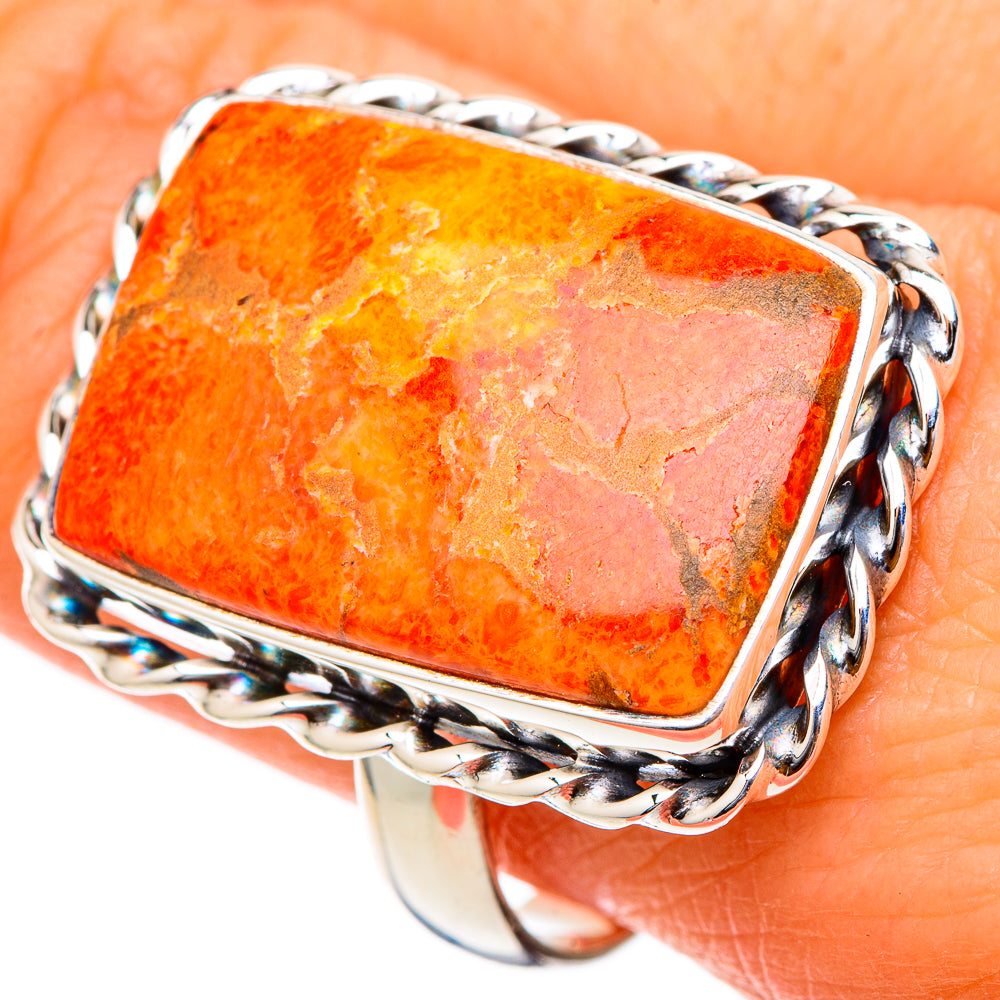 Sponge Coral Rings handcrafted by Anasilvercos - RING101886