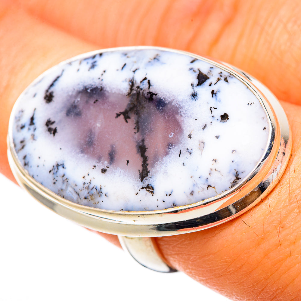 Dendritic Opal Rings handcrafted by Anasilvercos - RING101896