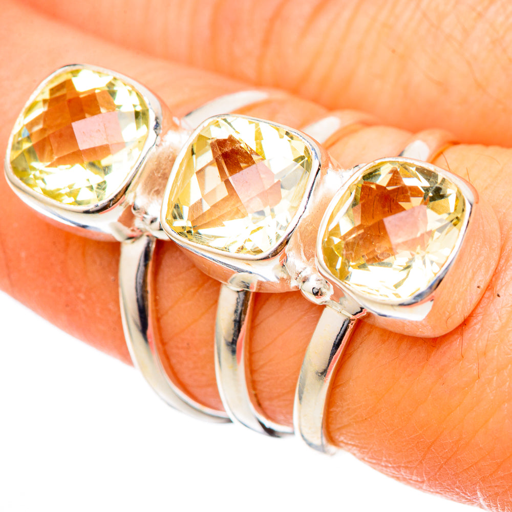 Citrine Rings handcrafted by Anasilvercos - RING101901
