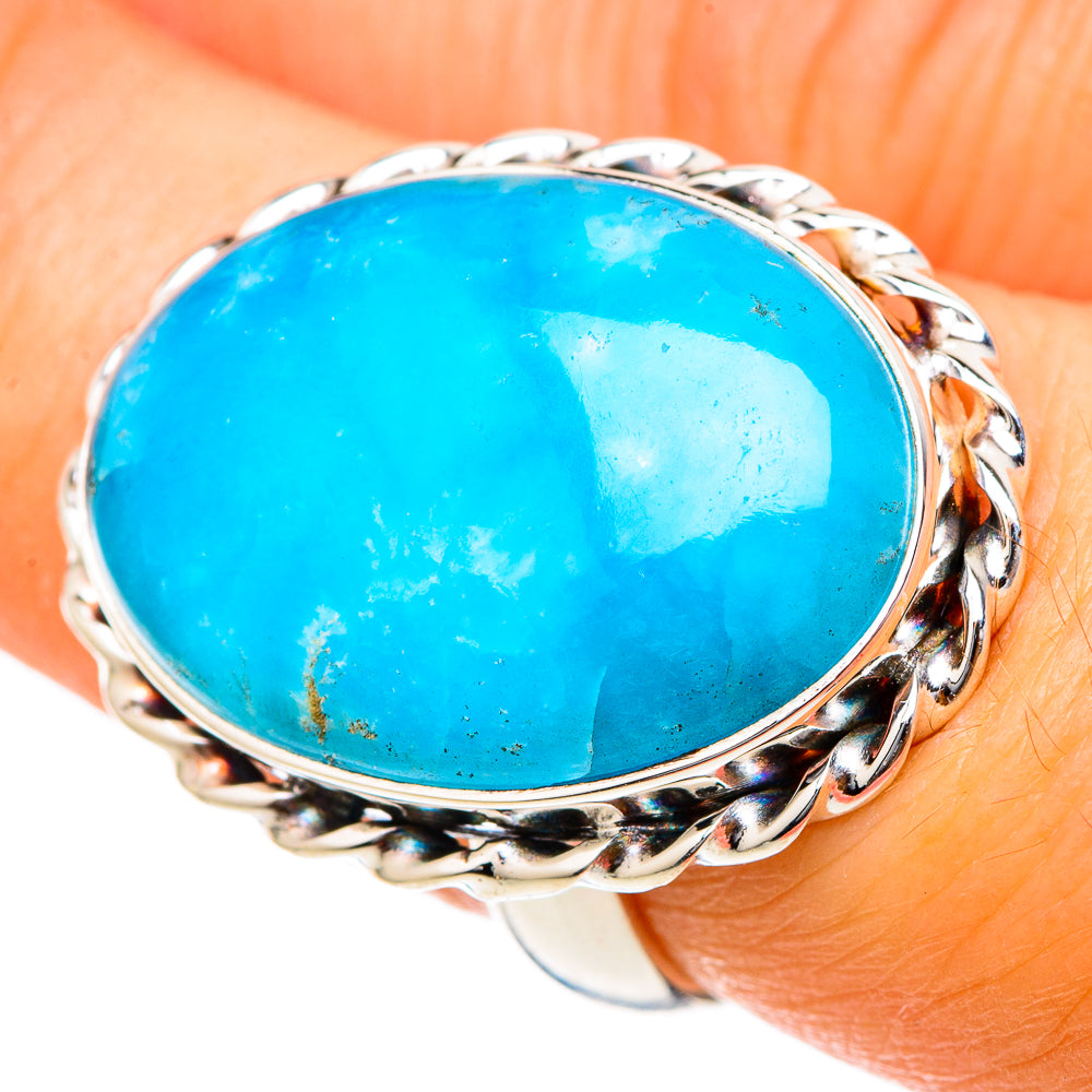 Larimar Rings handcrafted by Anasilvercos - RING101905