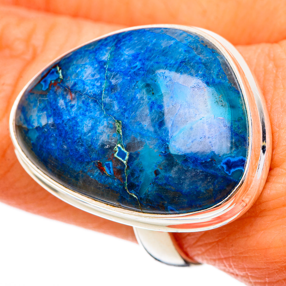 Chrysocolla Rings handcrafted by Anasilvercos - RING101906