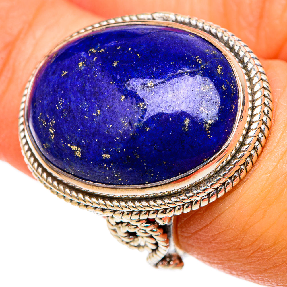 Lapis Lazuli Rings handcrafted by Anasilvercos - RING101907