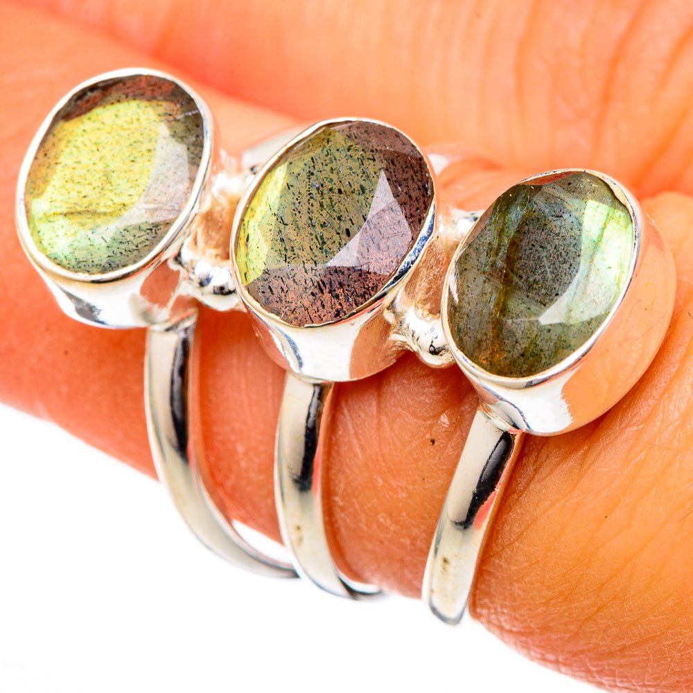 Labradorite Rings handcrafted by Anasilvercos - RING101913