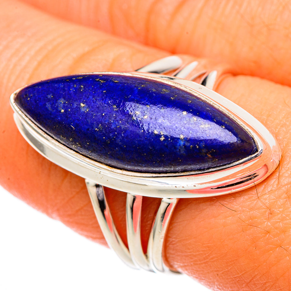 Lapis Lazuli Rings handcrafted by Anasilvercos - RING101934