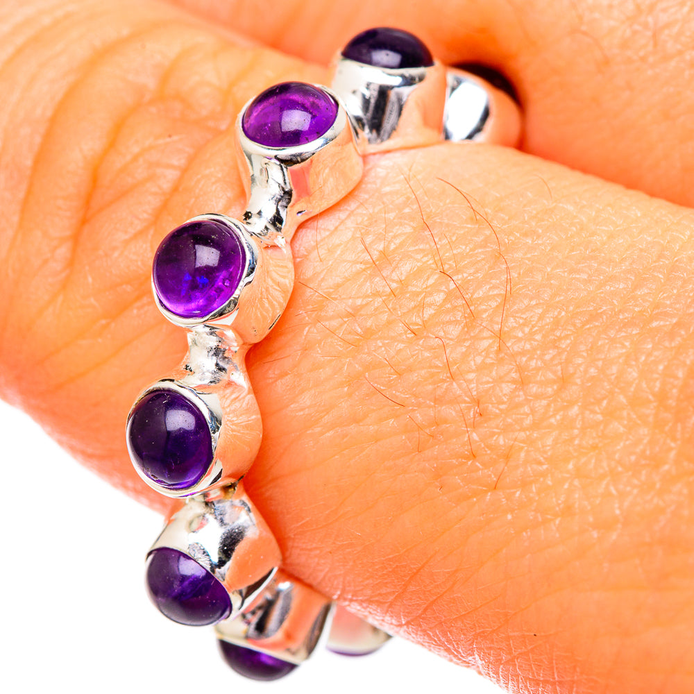 Amethyst Rings handcrafted by Anasilvercos - RING101944