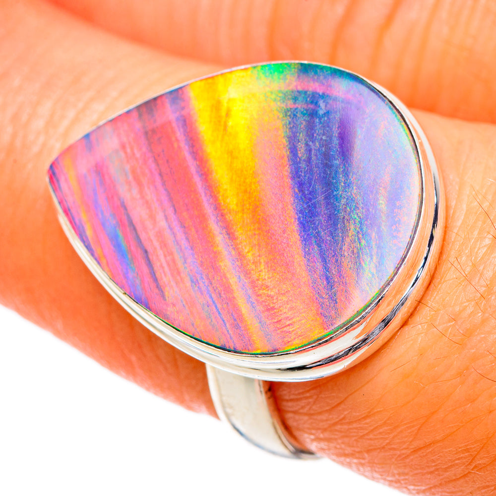 Aura Opal Rings handcrafted by Anasilvercos - RING101956
