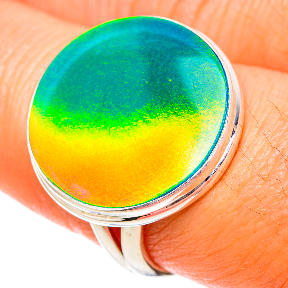 Aura Opal Rings handcrafted by Anasilvercos - RING101957