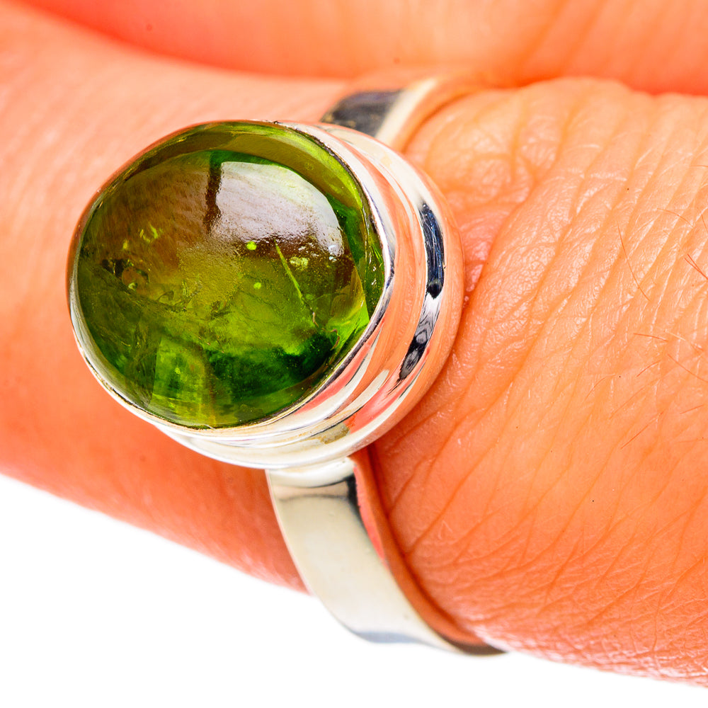 Peridot Rings handcrafted by Anasilvercos - RING101967